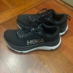 Hoka Black Running Shoes: Gaviota 5